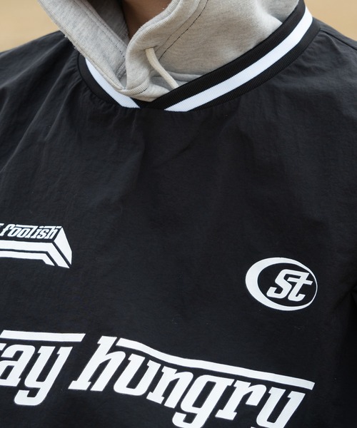 kutir（クティール）の「ユニフォームナイロンプルオーバー（Tシャツ/カットソー・メンズ・ネイビー/ブラック/ライトグレー・LARGE/MEDIUM）」の4枚目の写真