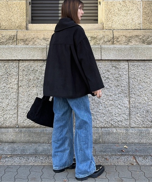 AMELY(エミリー)の「Aラインハーフコート(その他アウター・レディース・グレー系その他/ベージュ系その他2/ブラック系その他/ブラック系その他2/ベージュ系その他/グレー系その他2・フリー)」の14枚目の写真