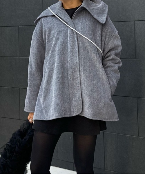 AMELY(エミリー)の「Aラインハーフコート(その他アウター・レディース・グレー系その他/ベージュ系その他2/ブラック系その他/ブラック系その他2/ベージュ系その他/グレー系その他2・フリー)」の17枚目の写真