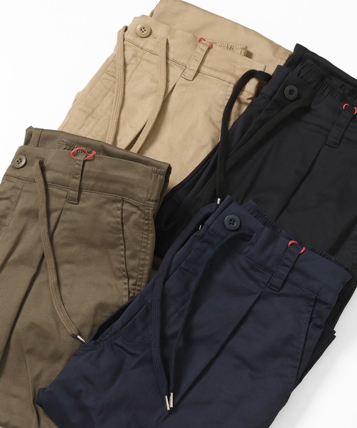 KRIFF MAYER Lady's Collection（クリフメイヤーレディースコレクション）の「【通気性・吸水速乾性】リラックステーパードジョガーパンツ（その他パンツ・レディース・ブラック/ネイビー/ベージュ/オリーブ・LARGE/MEDIUM）」の21枚目の写真