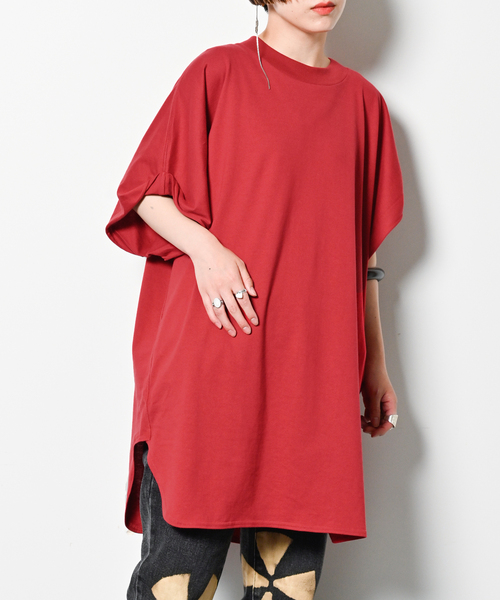 CITYSHOP(シティーショップ)の「《追加》ASYMMETRY Tシャツ(Tシャツ/カットソー・レディース・ホワイト/レッド/ブラック・FREE)」の1枚目の写真