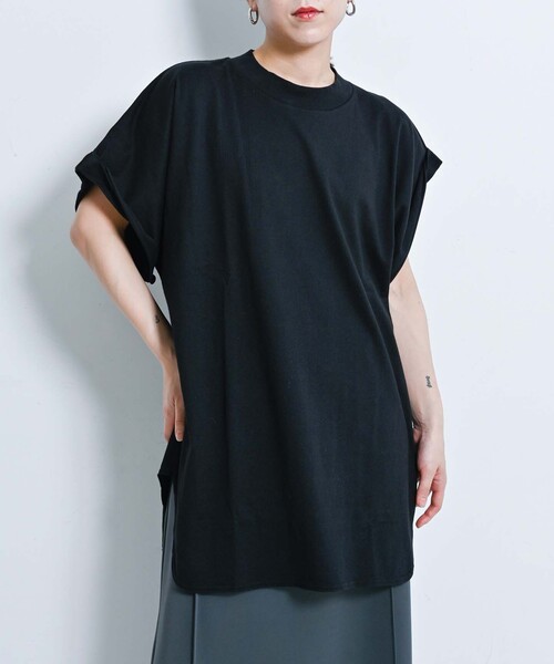 CITYSHOP(シティーショップ)の「《追加》ASYMMETRY Tシャツ(Tシャツ/カットソー・レディース・ホワイト/レッド/ブラック・FREE)」の5枚目の写真