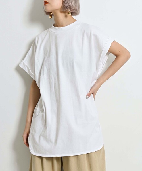 CITYSHOP(シティーショップ)の「《追加》ASYMMETRY Tシャツ(Tシャツ/カットソー・レディース・ホワイト/レッド/ブラック・FREE)」の11枚目の写真