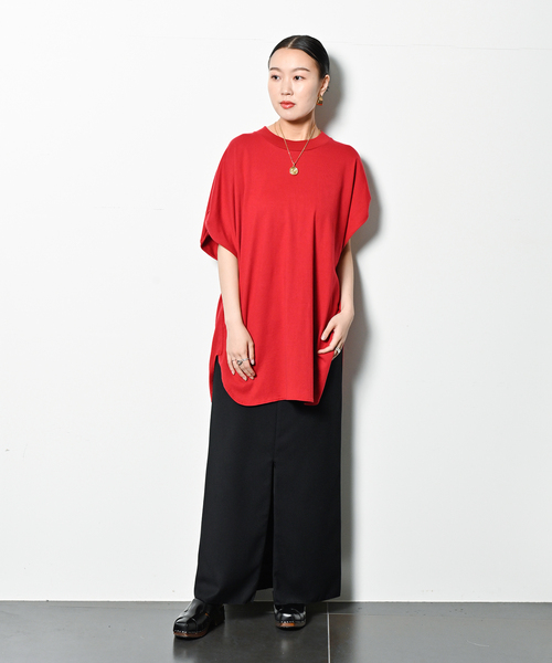 CITYSHOP(シティーショップ)の「《追加》ASYMMETRY Tシャツ(Tシャツ/カットソー・レディース・ホワイト/レッド/ブラック・FREE)」の15枚目の写真