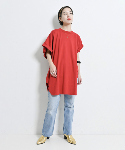 CITYSHOP(シティーショップ)の「《追加》ASYMMETRY Tシャツ(Tシャツ/カットソー・レディース・ホワイト/レッド/ブラック・FREE)」の16枚目の写真