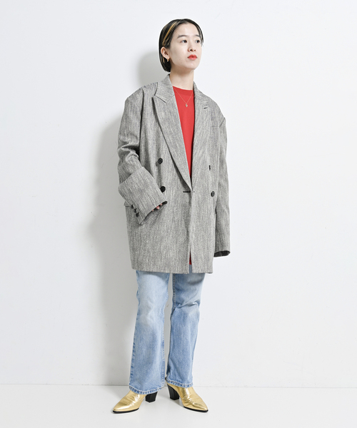 CITYSHOP(シティーショップ)の「《追加》ASYMMETRY Tシャツ(Tシャツ/カットソー・レディース・ホワイト/レッド/ブラック・FREE)」の18枚目の写真