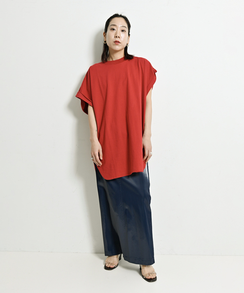 CITYSHOP(シティーショップ)の「《追加》ASYMMETRY Tシャツ(Tシャツ/カットソー・レディース・ホワイト/レッド/ブラック・FREE)」の19枚目の写真