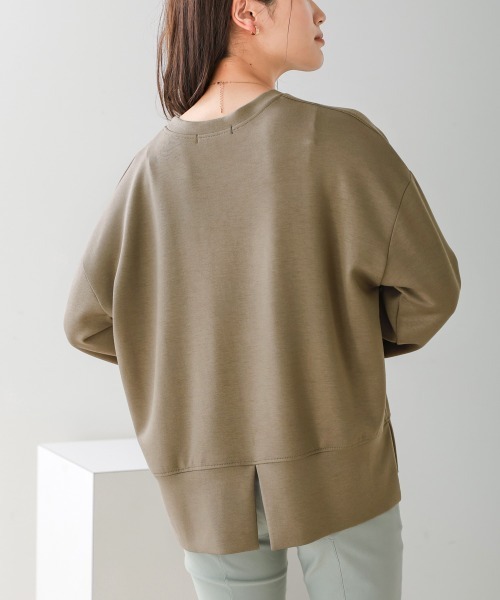 Bou Jeloud(ブージュルード)の「シンプルクルーネックカットソー(Tシャツ/カットソー・レディース・ブラック/カーキ/オフホワイト・FREE)」の21枚目の写真