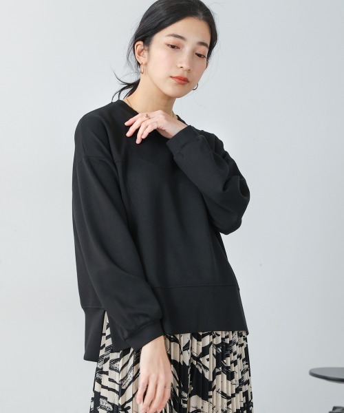 Bou Jeloud(ブージュルード)の「シンプルクルーネックカットソー(Tシャツ/カットソー・レディース・ブラック/カーキ/オフホワイト・FREE)」の18枚目の写真