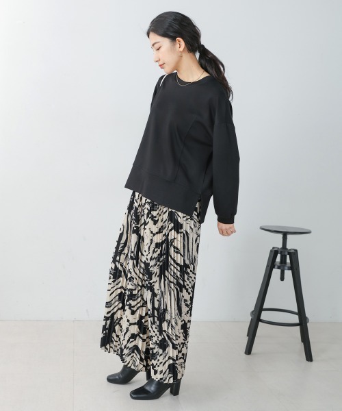 Bou Jeloud(ブージュルード)の「シンプルクルーネックカットソー(Tシャツ/カットソー・レディース・ブラック/カーキ/オフホワイト・FREE)」の15枚目の写真