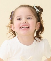 リボンヘアクリップ