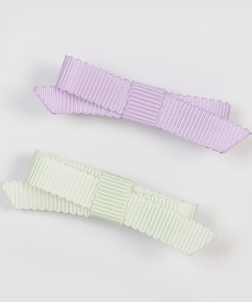 petit main（プティマイン）の「リボンヘアクリップ（バレッタ/ヘアクリップ・キッズ・ネイビー/ライトピンク/ブルー/ラベンダー・FREE）」の10枚目の写真