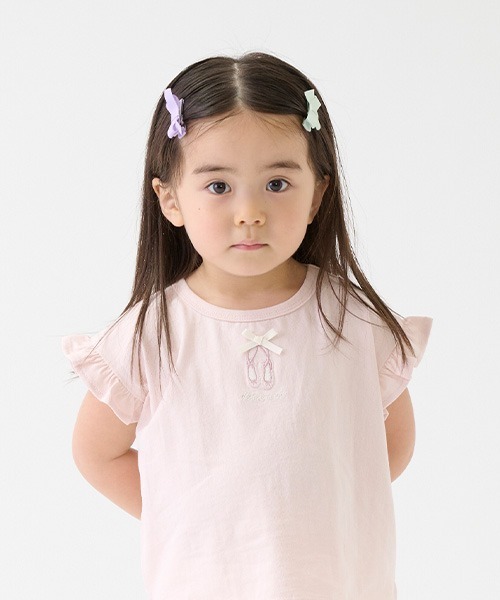 petit main（プティマイン）の「リボンヘアクリップ（バレッタ/ヘアクリップ・キッズ・ネイビー/ライトピンク/ブルー/ラベンダー・FREE）」の12枚目の写真