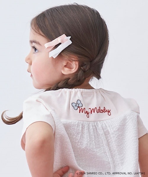 petit main（プティマイン）の「リボンヘアクリップ（バレッタ/ヘアクリップ・キッズ・ネイビー/ライトピンク/ブルー/ラベンダー・FREE）」の18枚目の写真