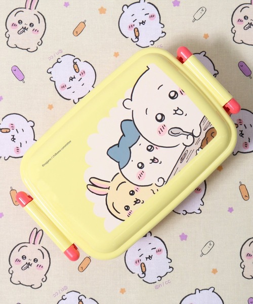 BAYBLO（ベイブロ）の「(SK)【パンどろぼう】ふわっとフタ タイト ランチボックス[450ml]（お弁当箱・キッズ・イエロー/エメラルドブルー・ONE SIZE）」の2枚目の写真