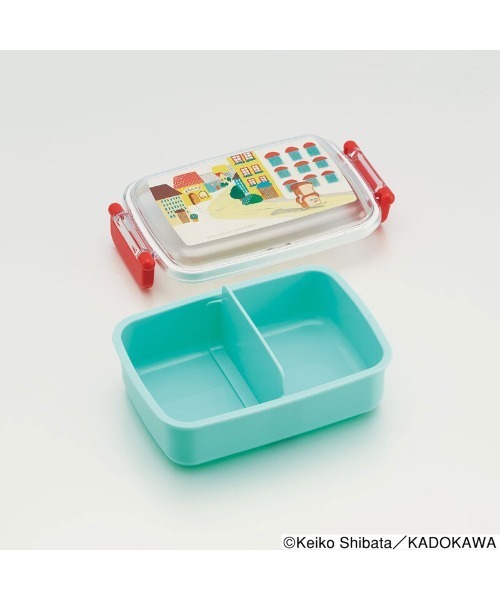 BAYBLO（ベイブロ）の「(SK)【パンどろぼう】ふわっとフタ タイト ランチボックス[450ml]（お弁当箱・キッズ・イエロー/エメラルドブルー・ONE SIZE）」の13枚目の写真