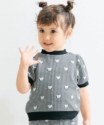 tiny bear ジャガードTシャツ【前後どちらでもOK】