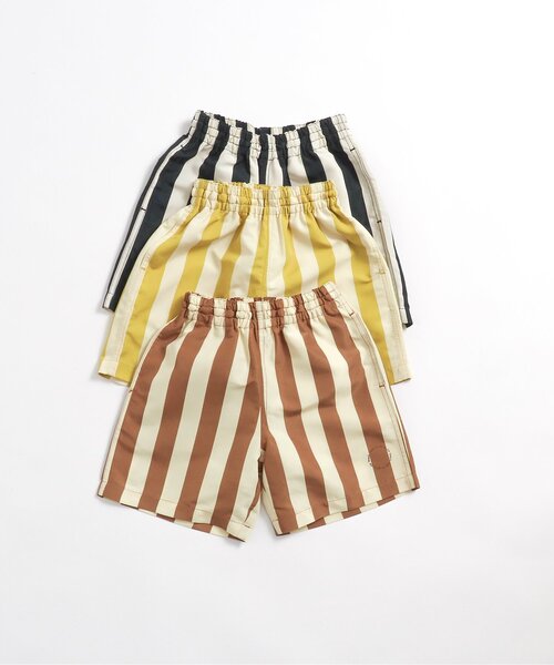 p.premier(ピードットプルミエ)の「ストライプスイムパンツ(水着・キッズ・ブラック/イエロー/ブラウン・80/90/100/110/120/130/140)」の4枚目の写真