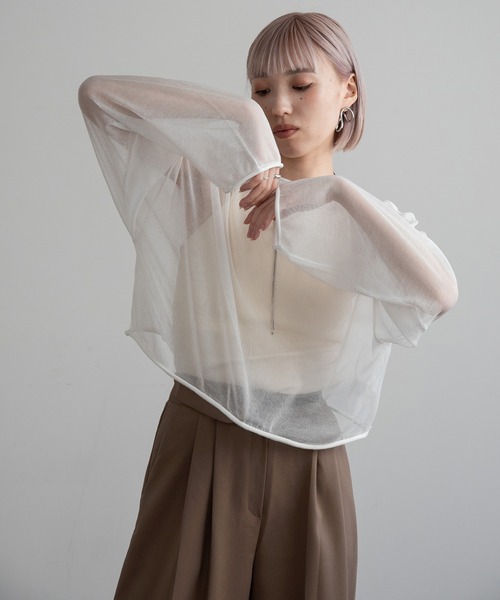 KNWLS トップス　ssense シアートップ プリントシアートップス 通販【ニッセン】