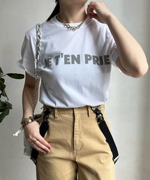 JE T'EN PRIEフロッキーロゴTEE