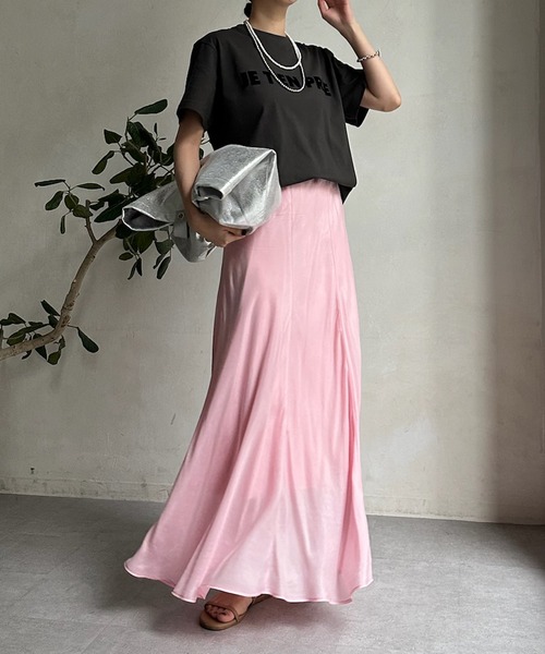 DouDou（ドゥドゥ）の「JE T'EN PRIEフロッキーロゴTEE（Tシャツ/カットソー・レディース・チャコールグレー/グレー/ホワイト系その他/ホワイト/ブラウン・FREE）」の20枚目の写真