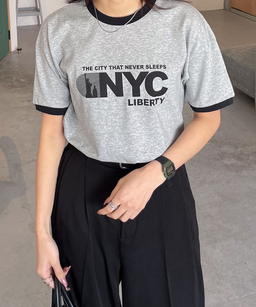 【KNOWNBETTER】♡ラッフルモーダルブレンドTシャツ♡ mix.tokyo ｜【公式】通販mix.tokyo（ミックスドットトウキョウ）