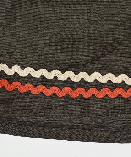 CALMIA（カルミア）の「naminamiリネンショートパンツ（80～150cm）（その他パンツ・キッズ・レッド/チャコール/パープル・150/140/110/100/90/80/130/120）」の10枚目の写真