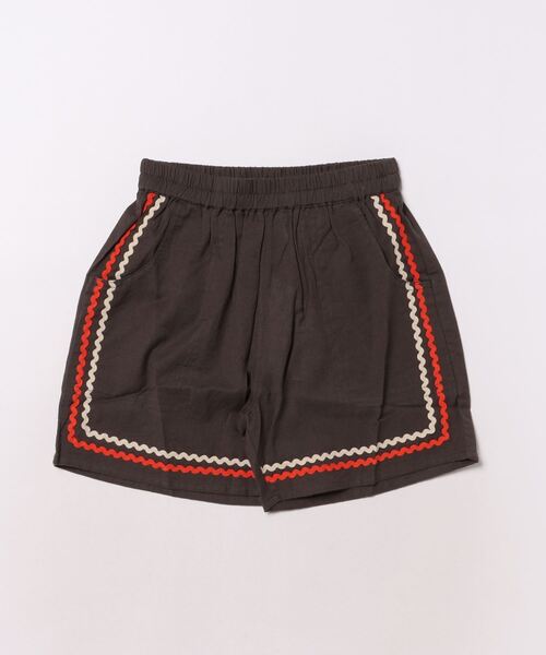 CALMIA（カルミア）の「naminamiリネンショートパンツ（80～150cm）（その他パンツ・キッズ・レッド/チャコール/パープル・150/140/110/100/90/80/130/120）」の14枚目の写真