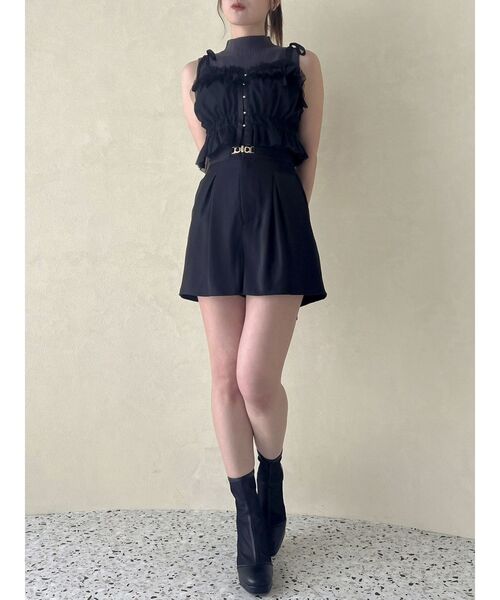 dazzlin(ダズリン)の「グロッシーショートパンツ(その他パンツ・レディース・ブルー/ブラック/ベージュ・SMALL/MEDIUM)」の17枚目の写真