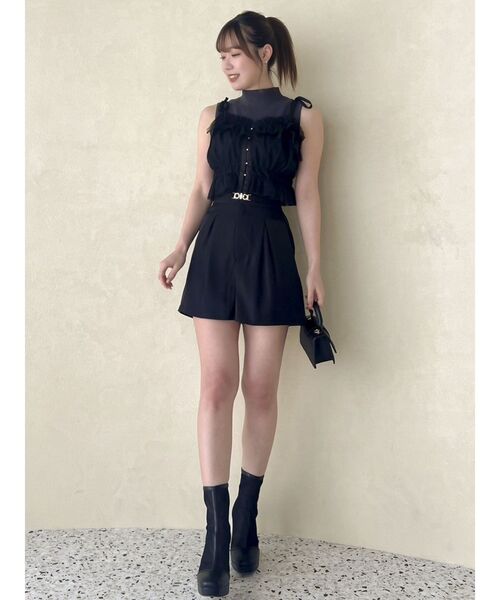 dazzlin(ダズリン)の「グロッシーショートパンツ(その他パンツ・レディース・ブルー/ブラック/ベージュ・SMALL/MEDIUM)」の19枚目の写真