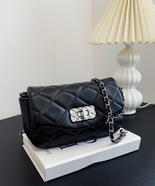 Miniministore(ミニミニストア)の「チェーンバッグ レディース キルティング(ショルダーバッグ・レディース・グリーン/ブラウン/ブラック/オフホワイト・FREE)」の15枚目の写真