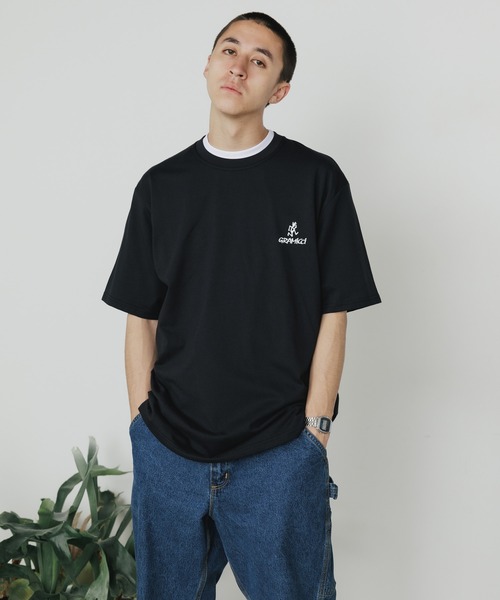 Gramicci(グラミチ)の「Gramicci/グラミチ ONE POINT LOGO TEE ワンポイントロゴ Tシャツ(Tシャツ/カットソー・メンズ・ブラック/ホワイト・XL/L/M)」の5枚目の写真