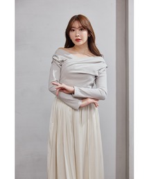 Asymmetric Cotton-blend Jersey Top