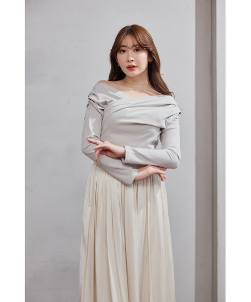 Her lip to（ハーリップトゥー）の「Asymmetric Cotton-blend Jersey