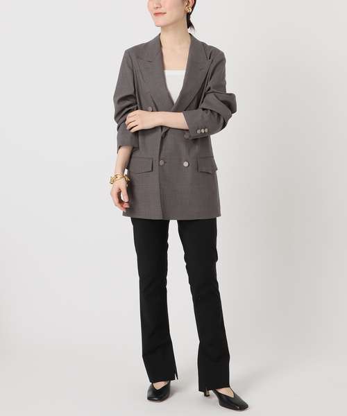 VERMEIL par iena(ヴェルメイユパーイエナ)の「【COUTURE D`ADAM/クチュールドアダム】Dixie ジャケット(テーラードジャケット・レディース・ブラウン・FREE)」の2枚目の写真