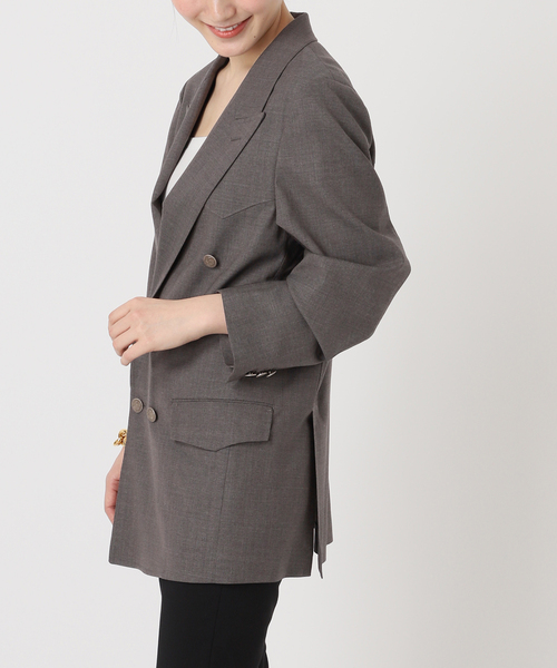 VERMEIL par iena(ヴェルメイユパーイエナ)の「【COUTURE D`ADAM/クチュールドアダム】Dixie ジャケット(テーラードジャケット・レディース・ブラウン・FREE)」の8枚目の写真