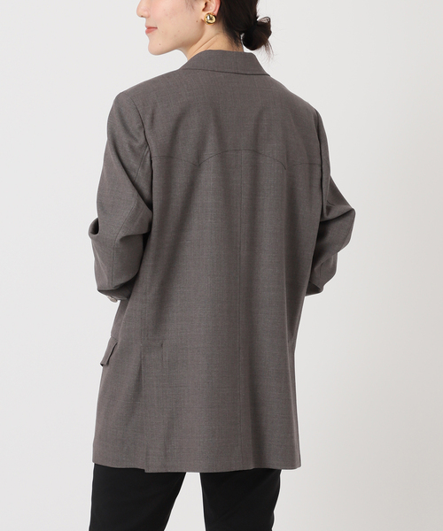VERMEIL par iena(ヴェルメイユパーイエナ)の「【COUTURE D`ADAM/クチュールドアダム】Dixie ジャケット(テーラードジャケット・レディース・ブラウン・FREE)」の9枚目の写真
