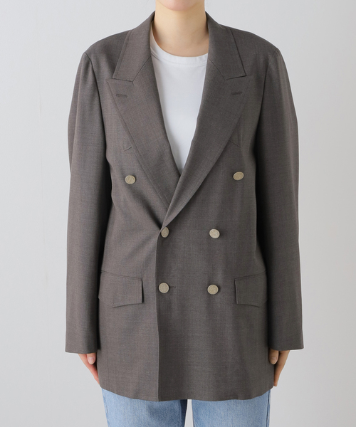 VERMEIL par iena(ヴェルメイユパーイエナ)の「【COUTURE D`ADAM/クチュールドアダム】Dixie ジャケット(テーラードジャケット・レディース・ブラウン・FREE)」の12枚目の写真
