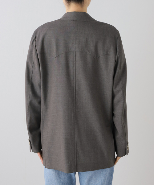 VERMEIL par iena(ヴェルメイユパーイエナ)の「【COUTURE D`ADAM/クチュールドアダム】Dixie ジャケット(テーラードジャケット・レディース・ブラウン・FREE)」の14枚目の写真
