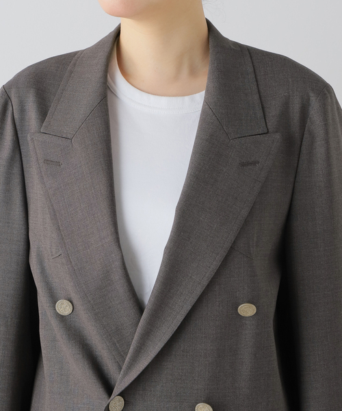 VERMEIL par iena(ヴェルメイユパーイエナ)の「【COUTURE D`ADAM/クチュールドアダム】Dixie ジャケット(テーラードジャケット・レディース・ブラウン・FREE)」の15枚目の写真