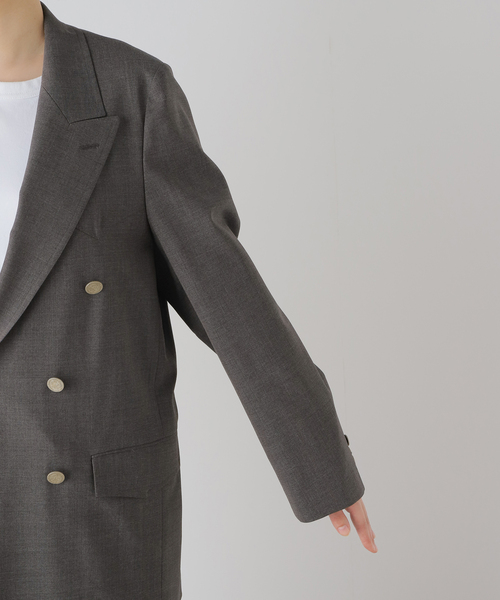 VERMEIL par iena(ヴェルメイユパーイエナ)の「【COUTURE D`ADAM/クチュールドアダム】Dixie ジャケット(テーラードジャケット・レディース・ブラウン・FREE)」の17枚目の写真