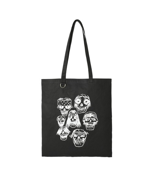 MILKFED.（ミルクフェド）の「HEAVY METAL FLAT TOTE（トートバッグ・レディース・ブラック/ホワイト/ピンク・ONE SIZE）」の6枚目の写真