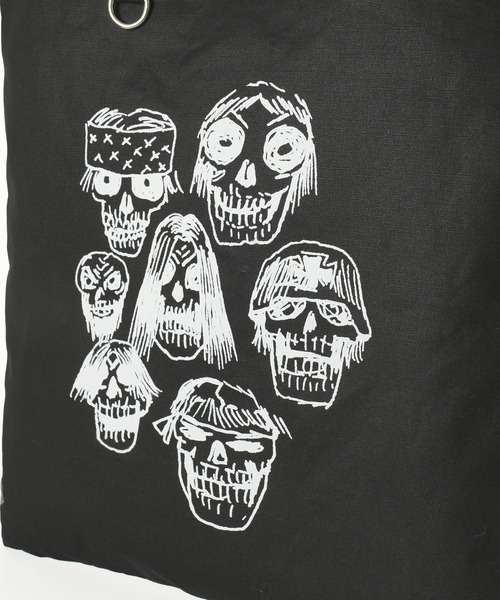 MILKFED.（ミルクフェド）の「HEAVY METAL FLAT TOTE（トートバッグ・レディース・ブラック/ホワイト/ピンク・ONE SIZE）」の11枚目の写真