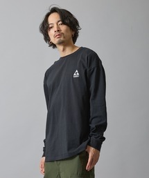 GERRY（ジェリー）の「【GERRY】別注 プリント ワンポイント 刺しゅう 長袖Tシャツ（Tシャツ/カットソー）」