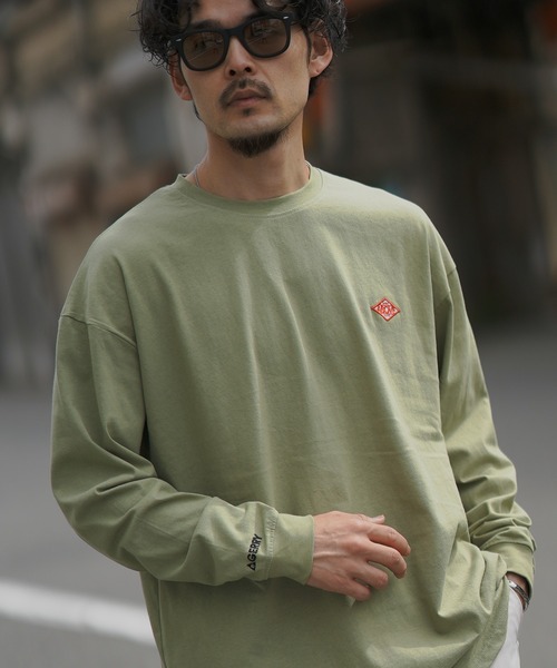 GERRY（ジェリー）の「【GERRY】別注 プリント/ワンポイント 刺しゅう 長袖Tシャツ（Tシャツ/カットソー・メンズ・ホワイト/ブラック/パープル系/パープル系1/ブルー系1/カーキ系1/ブルー系/カーキ系/グレー系/グレー系1/ブラック系1/ホワイト系1/ブラック系/ホワイト系/カーキ/ブルー/グレー/パープル/ブルー系2/グレー系2/カーキ系2/ホワイト系2/ブラック系2・LARGE/X-LARGE/SMALL/MEDIUM）」の15枚目の写真