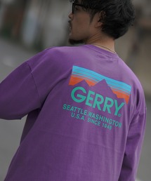 GERRY（ジェリー）の「【GERRY】別注 プリント/ワンポイント 刺しゅう 長袖Tシャツ（Tシャツ/カットソー）」