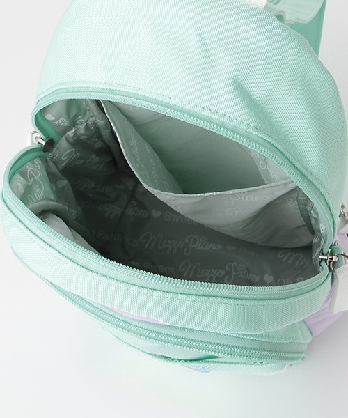 公*o様 【新品未使用】メゾピアノ ミミ ポポ ウエストポーチ ベルト付き ※難 ミミ・ポポ キャラクターフェイス ポーチ（ポーチ） | mezzo