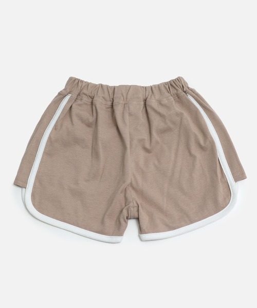 chil2（チルツー）の「パイピングショートパンツ（その他パンツ・キッズ・チャコールグレー/スモークピンク/ブラック/ベージュ/ミント/ラベンダー・150cm/140cm/130cm/120cm/110cm/100cm/90cm/80ｃｍ）」の18枚目の写真