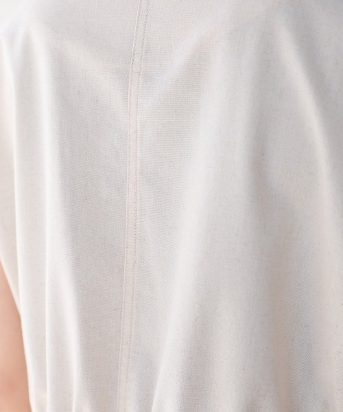 Bou Jeloud（ブージュルード）の「リネンバイオウォッシュワークベスト（ベスト・レディース・ナチュラル/ネイビー・38）」の17枚目の写真