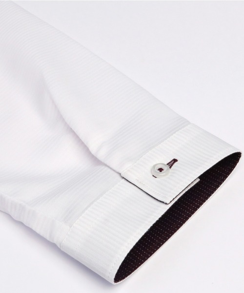 TOKYO SHIRTS（トウキョウシャツ）の「形態安定ノーアイロン ワイド 7分袖ビジネスワイシャツ（ビジネスシャツ・レディース・ピンク・LL/M/L/XL/S）」の6枚目の写真